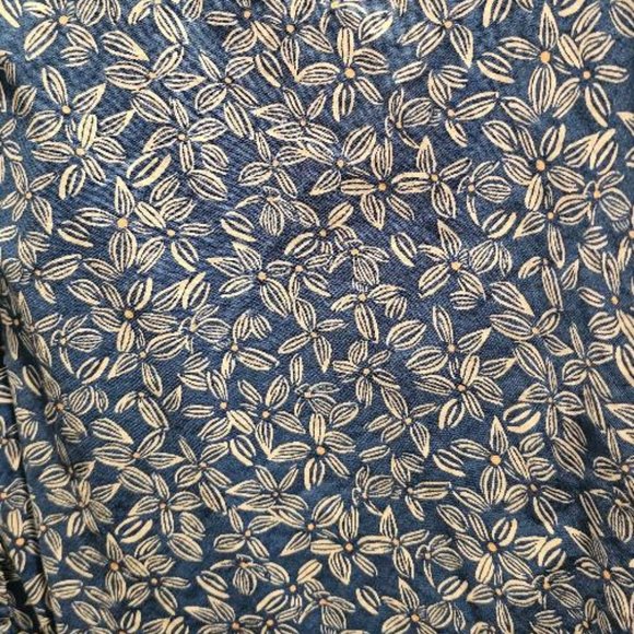 VINEYARD VINES Murray Shirt - Slim Fit XL Blue Floral Short Sleeve - Picture 3 of 4